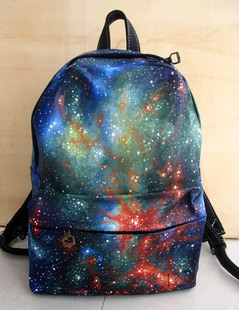 [grlhx120041]Unique Shiny Sky World Backpack Bag on Luulla