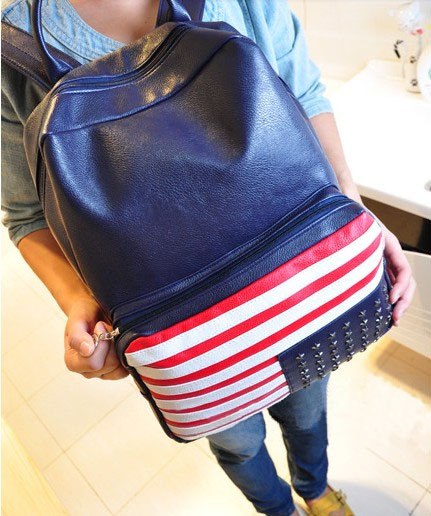 [grd03071]fashion The Stars And The Stripes Backpack Bag